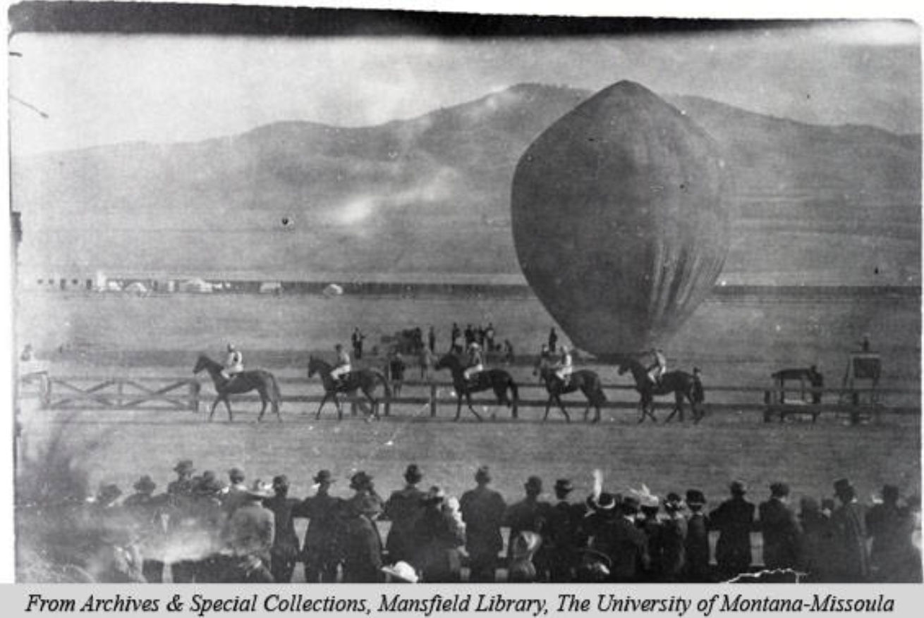 Hot air balloon at Missoula County Fairgrounds